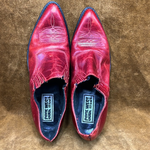 Code West Vintage Red Ankle Booties - Picture 6 of 11